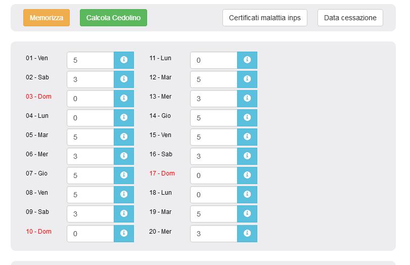 busta paga colf licenziamento con preavviso inserimento mensile